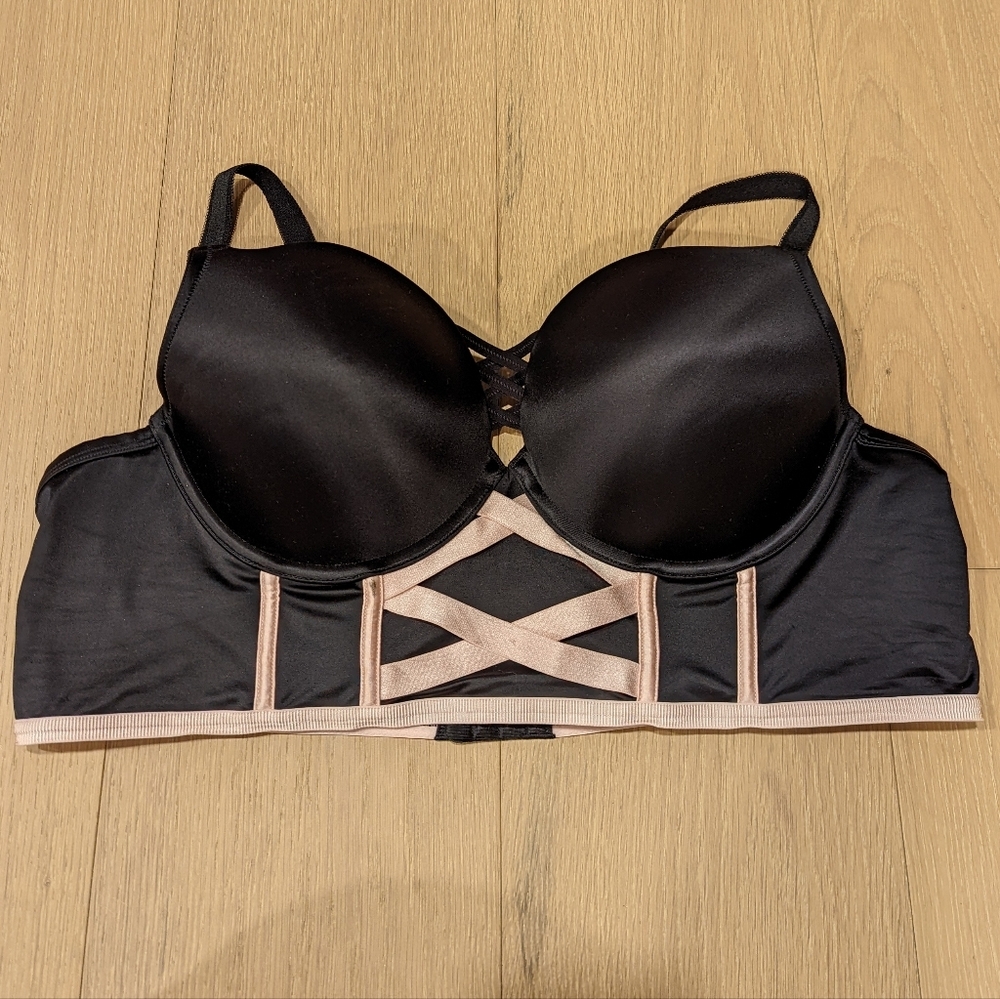 Black and Pink Women's Bra